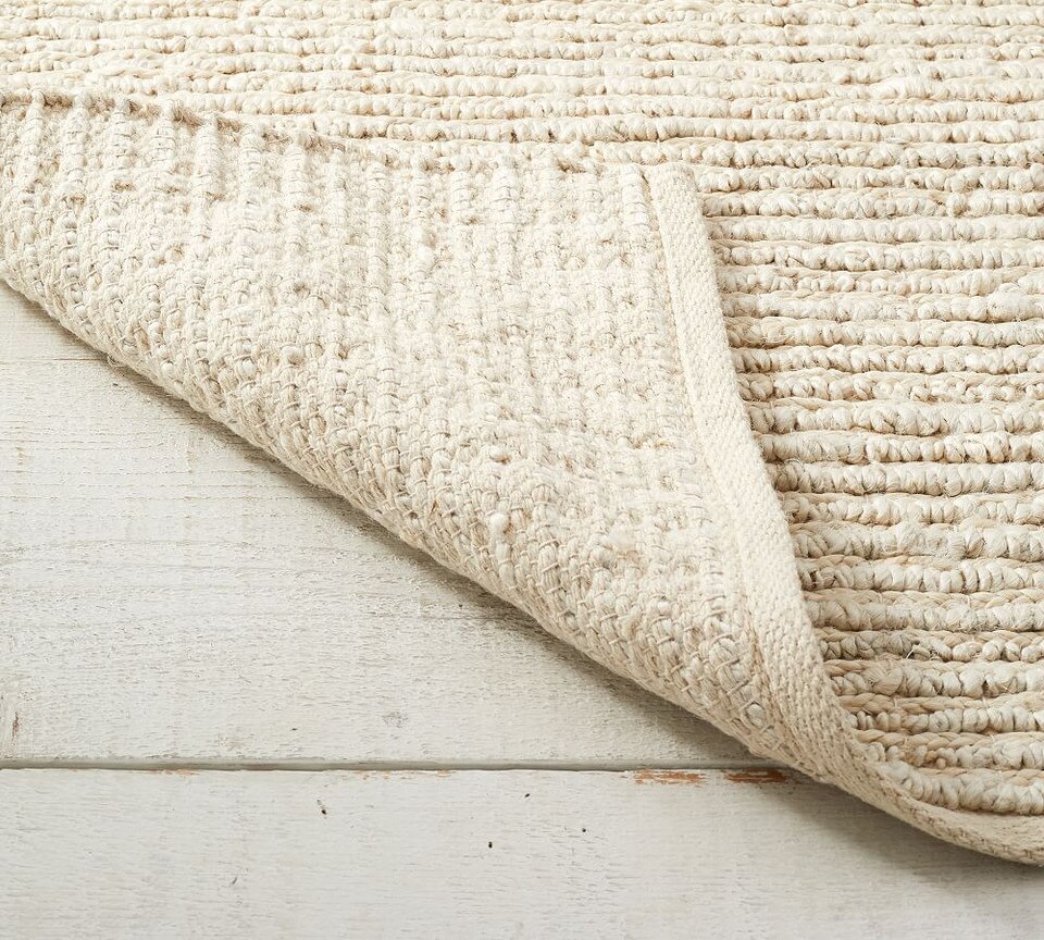 Ryland Hemp Jute Rug Ivory Pottery Barn Australia